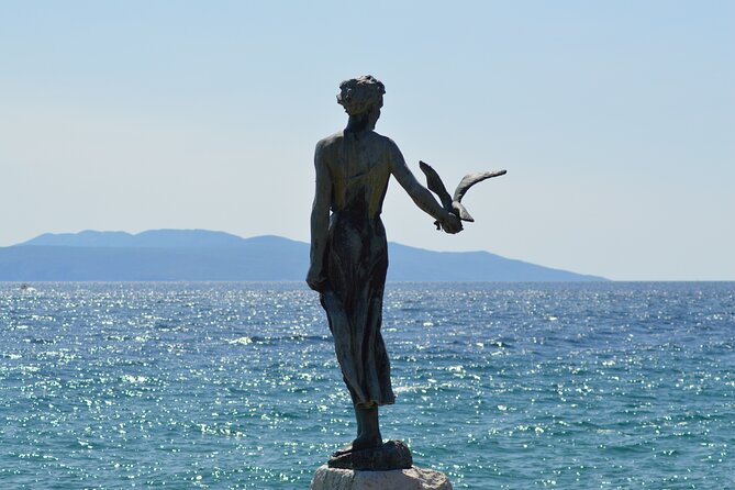 Private walking tour Opatija -Romantic spotlight of the Adriatic - Maiden with the Seagull, a symbol with a real story