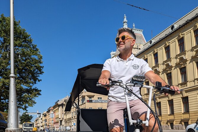 Private Zagreb Pedicab Tour - Getting going near Trg bana Josipa Jelačića (and why it matters)
