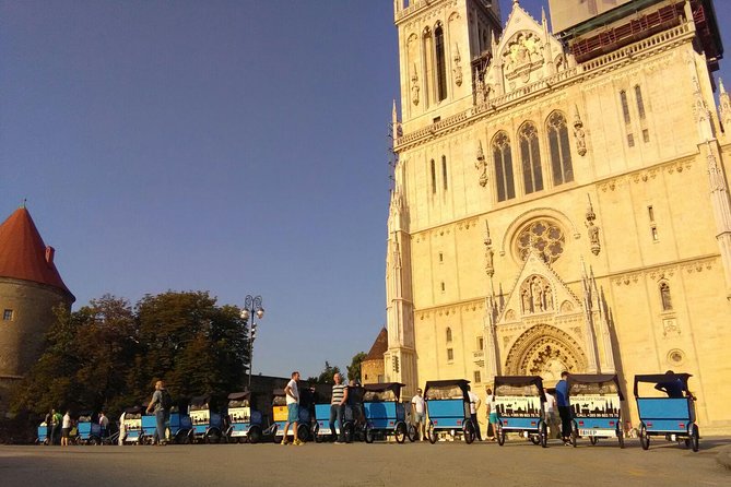 Private Zagreb Pedicab Tour - Stop 3: Zrinjevac and the Donji Grad ride through parks and squares