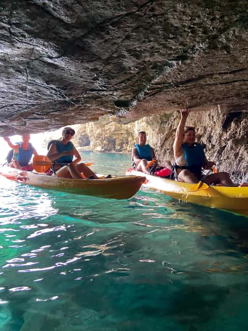 Pula: 3-hrs Kayak, Cliffs & Snorkeling Small Group Adventure - Valovine Beach Start: Gear, Briefing, and Finding Your Comfort