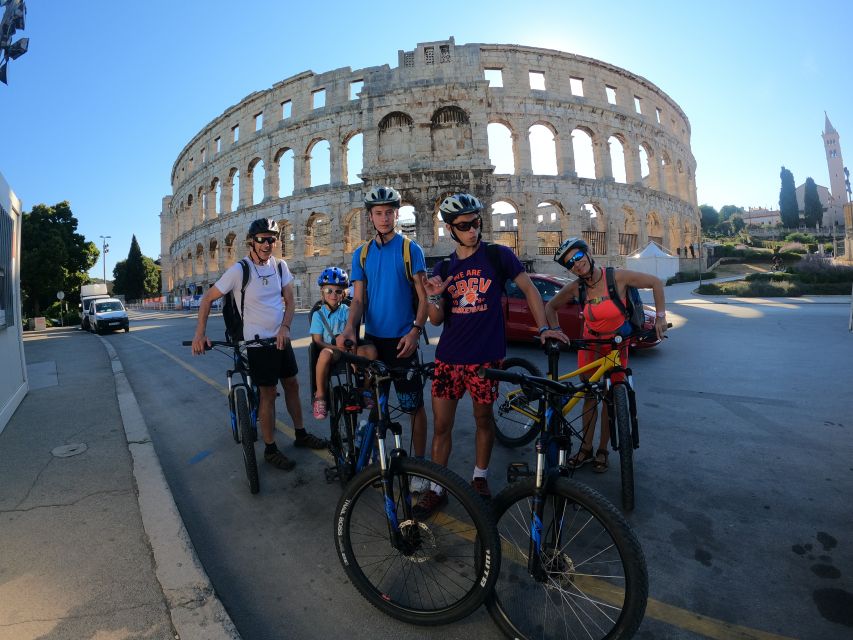 Pula: Bike Tour of Ancient Pula & Aquatic Adventures - Cliff jumping: fun option, not a requirement