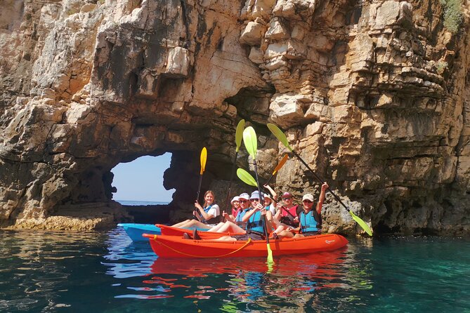 Pula Boat & Kayak Adventure - The swim and snorkel break: crystal water, real time to rest