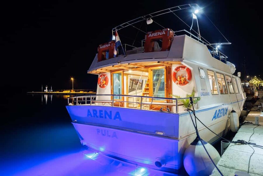 Pula: Brijuni National Park Dolphin Watching Tour w/Dinner - Sunset cruise to Brijuni with dolphins, dinner, and drinks