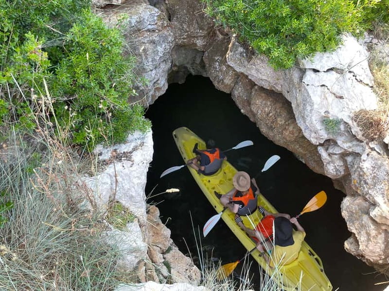 Pula: Cave Kayak Tour, Snorkeling and Island Jumping - Snorkeling in Crystal Clear Water With Provided Gear