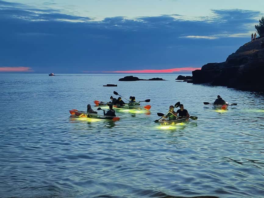 Pula: Cave Sunset/Night Tour in Transparent Kayak - How the 2-Hour Session Works on the Water