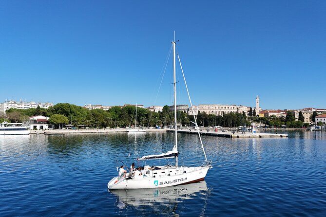 Pula: Half-Day Sailing with Drinks, SUP & GoPro (Max 6 Guests) - From Marina Polesana to Brijuni, a simple 4-hour flow