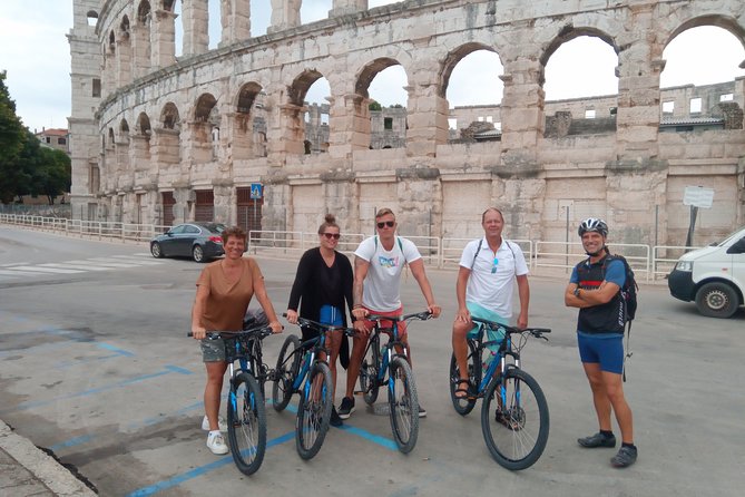 Pula Highlights Bike Adventure - Old town seafront stops: Church of Our Lady of the Sea and shipyard Uljanik