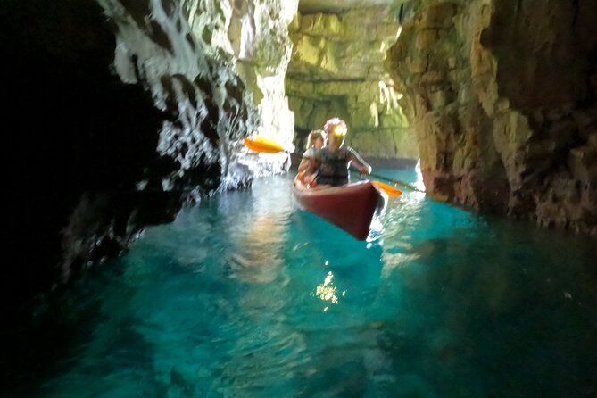 Pula:Kayak Tour-Cliff jumping,snorkeling&free GoPro pictures - Hidden beach near Brioni: snorkel gear, swimming time, and real expectations