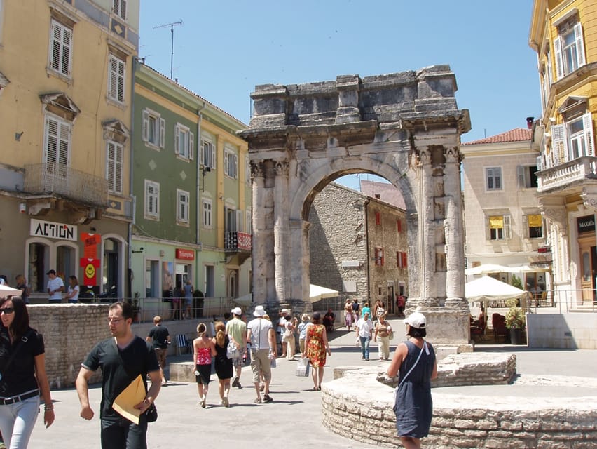 Pula: Old Town Walking Tour for Foodies with Dinner and Wine - Practical Tips: Shoes, Footing, and Eating Smart