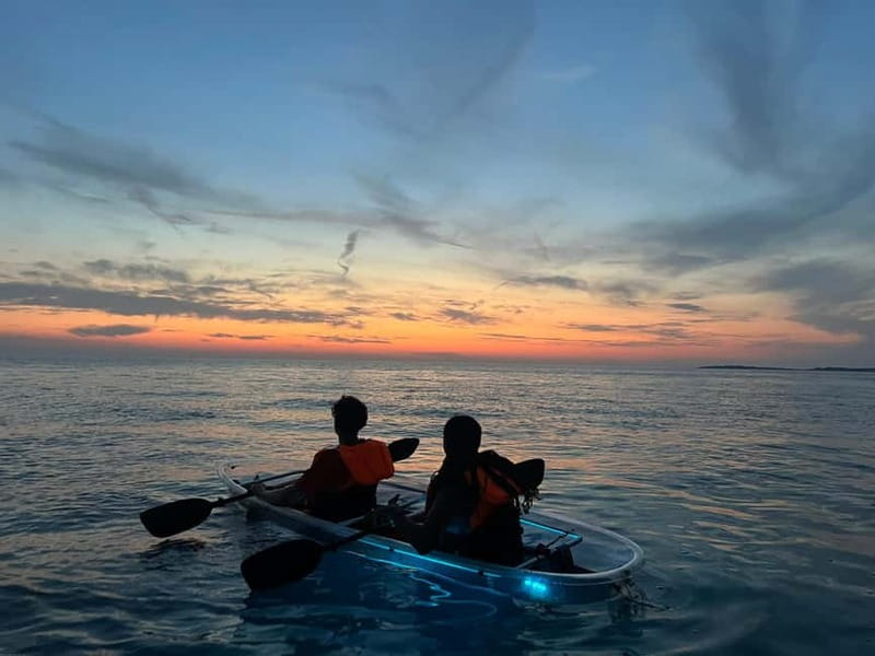 Pula: Sunset/Night Illuminated Transparent Kayak Tour - Price and value, $79 per person in Istria