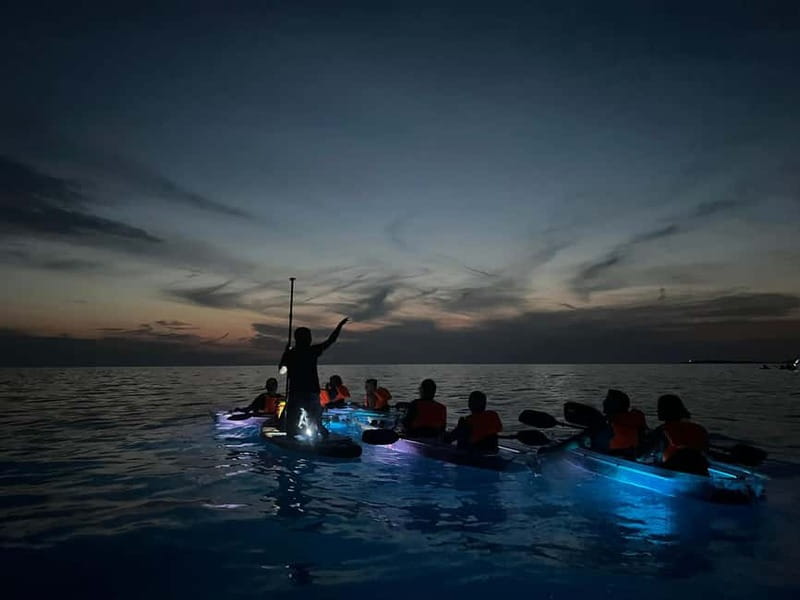 Pula: Sunset/Night Illuminated Transparent Kayak Tour - Pula after dark: why this tour feels special