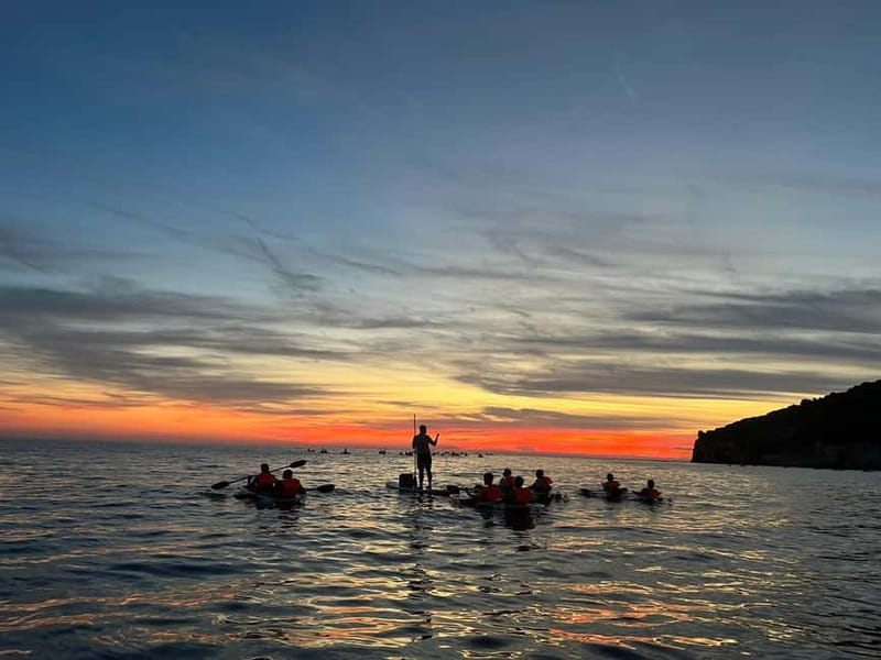Pula: Sunset/Night Illuminated Transparent Kayak Tour - From Valovine Beach to the water, where the adventure starts