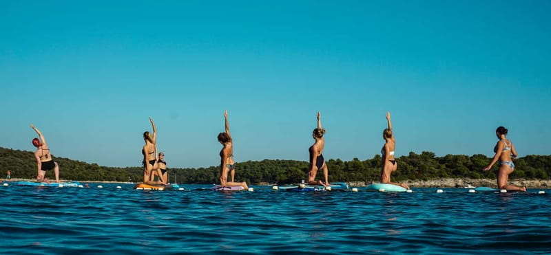 Pula: SUP Yoga Classes at Morning & Sunset - Morning light vs sunset colors: pick your mood
