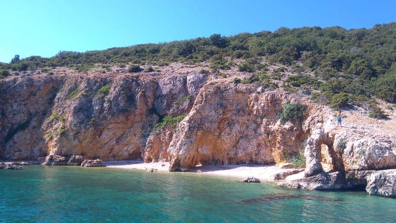 Punat: Plavnik and Krk Islands Private Boat Trip - Entering the water from Punat, in a way that actually feels local