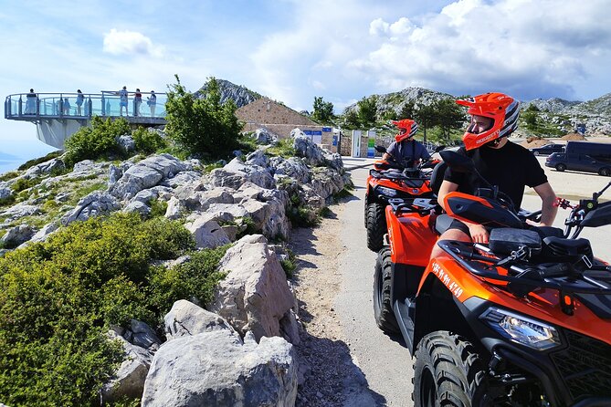 Quad Tour to skywalk biokovo Makarska by Amigos - The first ride out of Makarska to Biokovo Nature Park