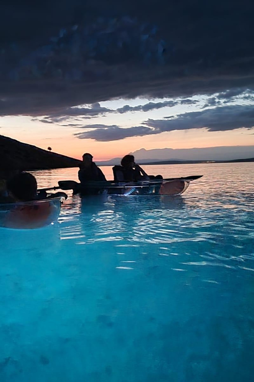 Rab: Night adventures illuminated transparent kayaks - Arriving at Lopar Kayak Rental and getting your gear right