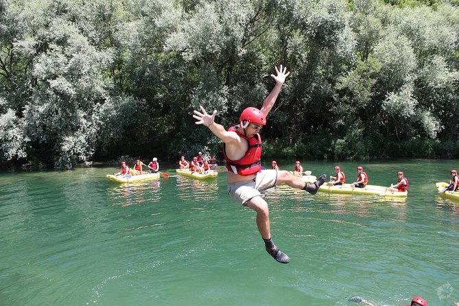 Rafting on Cetina River Departure from Split or Blato na Cetini village - Scenery and the bonus breaks, including beach time