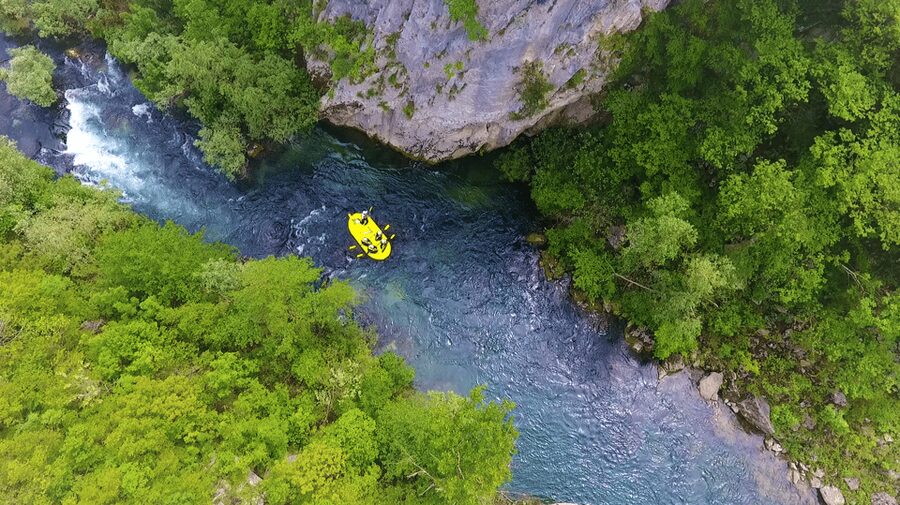 Rafting on the Cetina river - The 30-Minute Van Ride Sets Expectations for Your Water Time