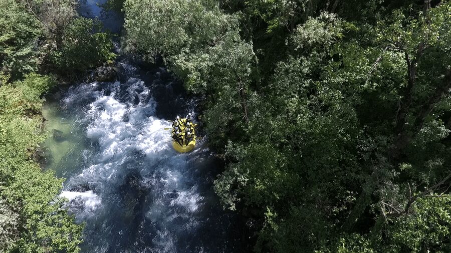 Rafting on the Cetina river - Two and a Half Hours on the Cetina: Class 1-3 Rapids, Swimming, and Jumps