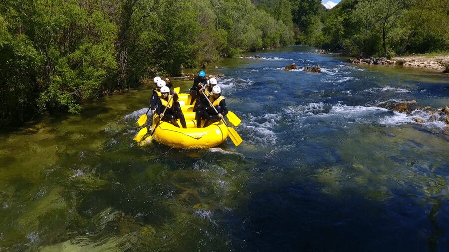 Rafting on the Cetina river - The People Factor: Why Ivana and Lovre Get Mentioned