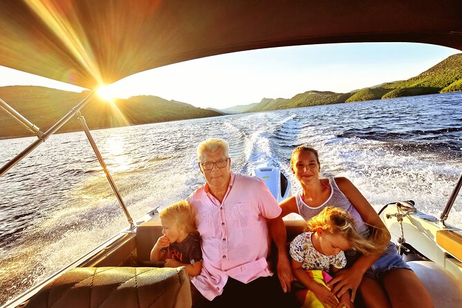Rent a luxury speed boat for great fun on this Elaphiti Islands tour - Drinks, Snorkel Gear, And Boat Comfort That Keep You Relaxed