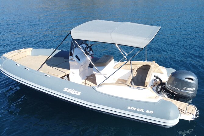 Rent a Rib - without skipper - What’s actually included on board: drinks, snorkeling gear, and towels