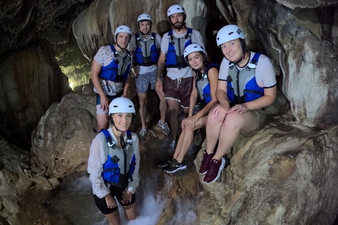 River Rafting from Split- Cliff Jumping- Cave Visit - The Waterfall Cave Stop: 10 Degree Swim, Stalactites, and a Photo Finish