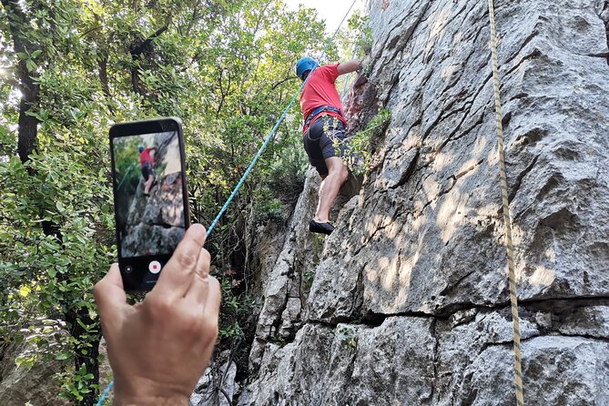 Rock Climbing in Dubrovnik - Picking routes: grades from 4b to 7a
