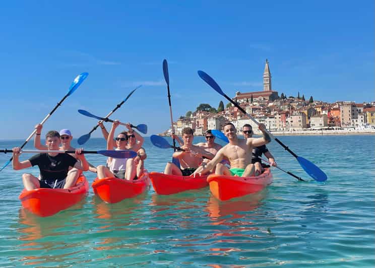 Rovinj: BUBA-KAYAK TOURS, snorkeling, cliff jupming&drinks - The 18:00 sunset tour, a cooler paddle back with nature moments