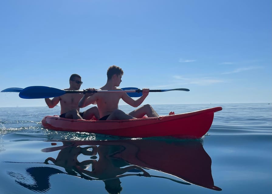 Rovinj: BUBA-KAYAK TOURS, snorkeling, cliff jupming&drinks - How the included gear and “no food” rule affect your day