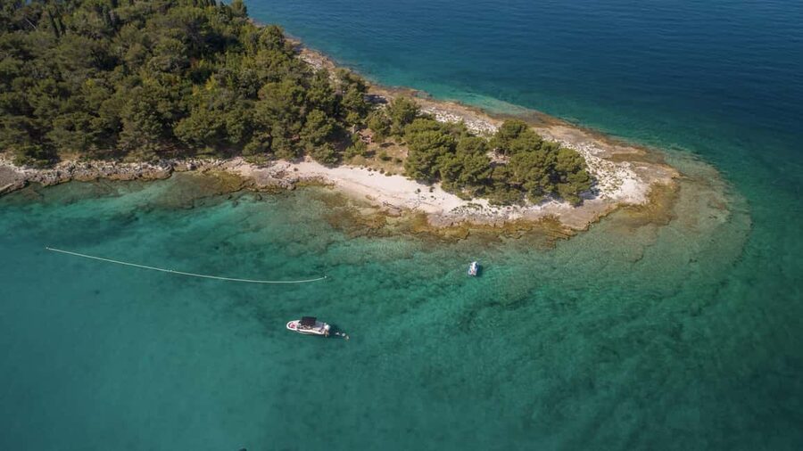 Rovinj or Vrsar: Lim Fjord & Rovinj islands Speedboat Tour - Optional Adrenaline: Katarina Island Cliff Jumping and Tubing Add-On