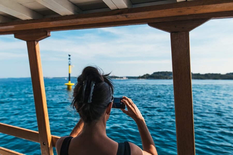 Rovinj: Sunset Cruise with Swim Stop, Drinks, and Fruits - The highlight: 30 minutes swimming and jumping in clear Adriatic water