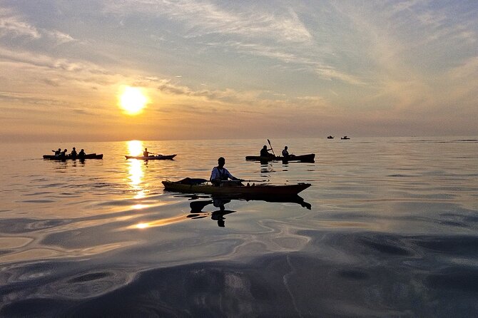 Rovinj Sunset kayaking tour - From Valdibora to the old town glow