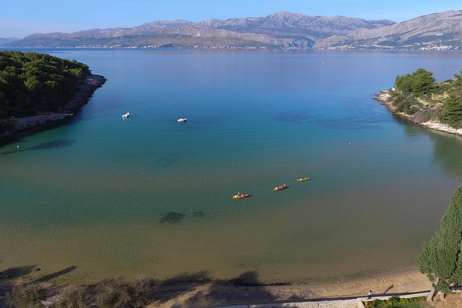 Sea kayaking Postira - Lovrečina (St.Lovre, archaeological site) - Lovrečina Bay and the walk to St. Lovre Church