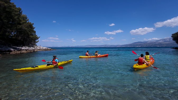 Sea kayaking Postira - Lovrečina (St.Lovre, archaeological site) - Pacing, group size, and how fit you need to be