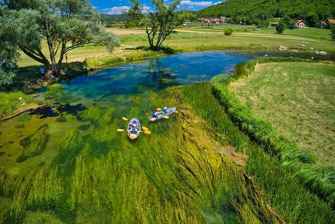 See through kayaks on Gacka river - Why this transparent kayak works so well on the Gacka