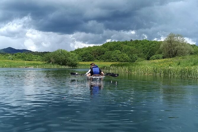 See through kayaks on Gacka river - Gear that keeps the trip comfortable (and family-friendly)