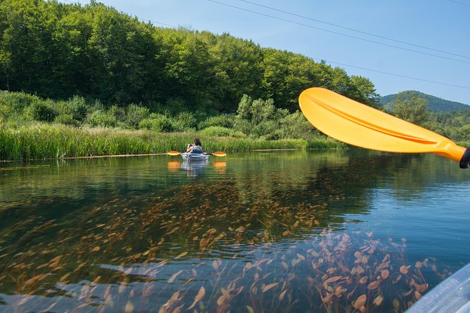 See through kayaks on Gacka river - The best part for many people: transfers that remove the hard part