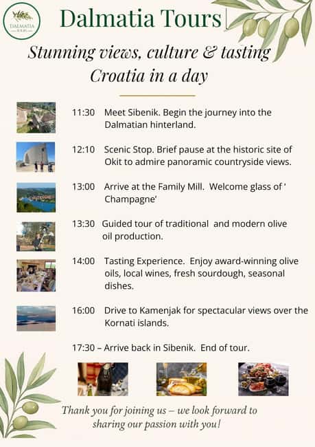 Sibenik: Stunning views, History & Tasting - Croatia in day - From Šibenik to Okit Hill, You Get Views First, Then Meaning