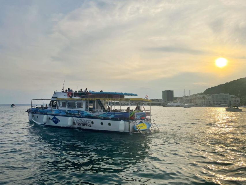 Split: 1.5-Hour Riviera Boat Cruise with a Free Drink - Marjan Forest Park and the pebble beaches you can’t see from shore