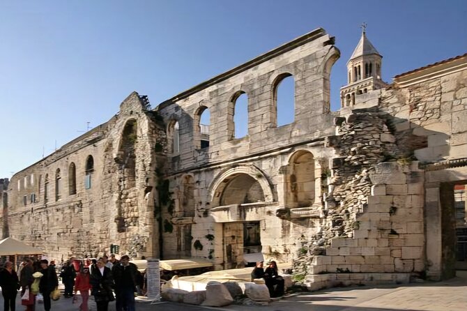 Split and Trogir from Cruise Ship in Split - The Riva waterfront promenade: views you can actually enjoy
