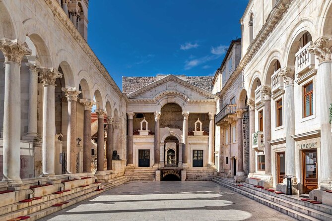 Split and Trogir from Cruise Ship in Split - Trogir UNESCO: St. Lawrence Cathedral and the Radovan portal