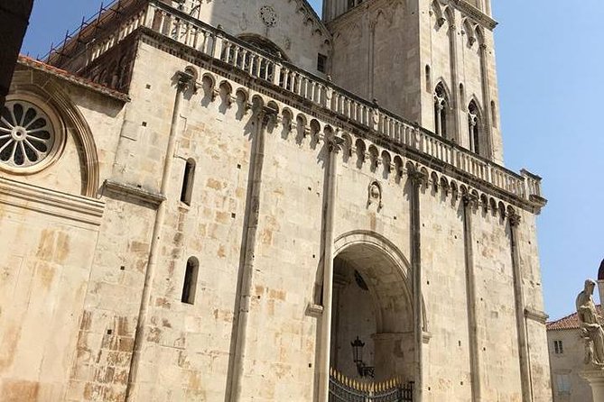 Split and Trogir private tour <em>ideal for cruise ship guests</em> – Key highlights to know before you go’ /></p>
<ul>
<li><strong>Peristyle of Diocletian’s Palace admission included</strong>, so you skip the extra step of buying that ticket on your schedule</li>
<li><strong>UNESCO-protected Trogir time with admission free</strong>, which helps you manage costs on a cruise day</li>
<li><strong>A private group</strong> with hotel pickup and drop-off, not a busload shuffle</li>
<li><strong>Panoramic drive stops</strong> that include seven old towers, ancient Roman ruins, and a fortress tied to Game of Thrones filming</li>
<li><strong>Guides are often praised for pacing and flexibility</strong>, with names like Petar, Oliver, Silvio, Boran, and Elena showing up often in great day experiences</li>
</ul>
<div class="twil" style="margin: 20px 0; padding: 15px 0;"><p>More of the coast running west from Split</p><ul style="margin: 10px 0; padding-left: 0; list-style: none;"><li style="margin: 6px 0; line-height: 1.4;"><a href="https://thecroatiaguide.com/split-trogir-blue-cave-mamma-mia-hvar-and-5-island-tour/">Split/Trogir: Blue Cave, Mamma Mia, Hvar and 5 Island Tour</a><span style="margin-left: 8px; font-size: 0.82em; color: #555; white-space: nowrap;"><span style="color: #0A7A80;">★</span> 4.6 &middot; 6,320 reviews</span></li><li style="margin: 6px 0; line-height: 1.4;"><a href="https://thecroatiaguide.com/krka-waterfalls-day-tour-with-boat-ride-from-split-and-trogir/">Krka Waterfalls Day Tour with Boat Ride from Split and Trogir</a><span style="margin-left: 8px; font-size: 0.82em; color: #555; white-space: nowrap;"><span style="color: #0A7A80;">★</span> 5.0 &middot; 2,134 reviews</span></li><li style="margin: 6px 0; line-height: 1.4;"><a href="https://thecroatiaguide.com/krka-national-park-tour-with-tour-guide-wine-tasting-from-split-trogir/">Krka National Park Tour with tour Guide & Wine tasting from Split & Trogir</a><span style="margin-left: 8px; font-size: 0.82em; color: #555; white-space: nowrap;"><span style="color: #0A7A80;">★</span> 5.0 &middot; 1,625 reviews</span></li><li style="margin: 6px 0; line-height: 1.4;"><a href="https://thecroatiaguide.com/hvar-brac-pakleni-islands-cruise-with-lunch-drinks-from-split-trogir/">Hvar, Brač & Pakleni islands cruise with lunch & drinks from Split & Trogir</a><span style="margin-left: 8px; font-size: 0.82em; color: #555; white-space: nowrap;"><span style="color: #0A7A80;">★</span> 4.5 &middot; 1,452 reviews</span></li></ul></div><h2 id="split-port-logistics-that-actually-matter">Split Port Logistics That Actually Matter</h2>
<p>ideal for cruise ship guests</em> – Split Port Logistics That Actually Matter’ /><br />
If you’re doing this from a cruise day, logistics decide whether the day feels smooth or stressful. You get <strong>hotel pickup and drop-off</strong>, and that removes a huge chunk of decision-making. You just show up, meet your driver, and ride in air-conditioning while you cross the water to the good stuff.</p>
<p><p>One practical tip: port-area meeting points can get crowded, with taxi drivers and ferry travelers converging at once. Your guide will be looking for you, so keep your eyes open for the person holding the sign and be ready to spot them quickly.</p>
</p>
<h2 id="diocletians-peristyle-the-roman-core-of-split">Diocletian’s Peristyle: The Roman Core of Split</h2>
<p><img width="900" height="506" decoding="async" src=