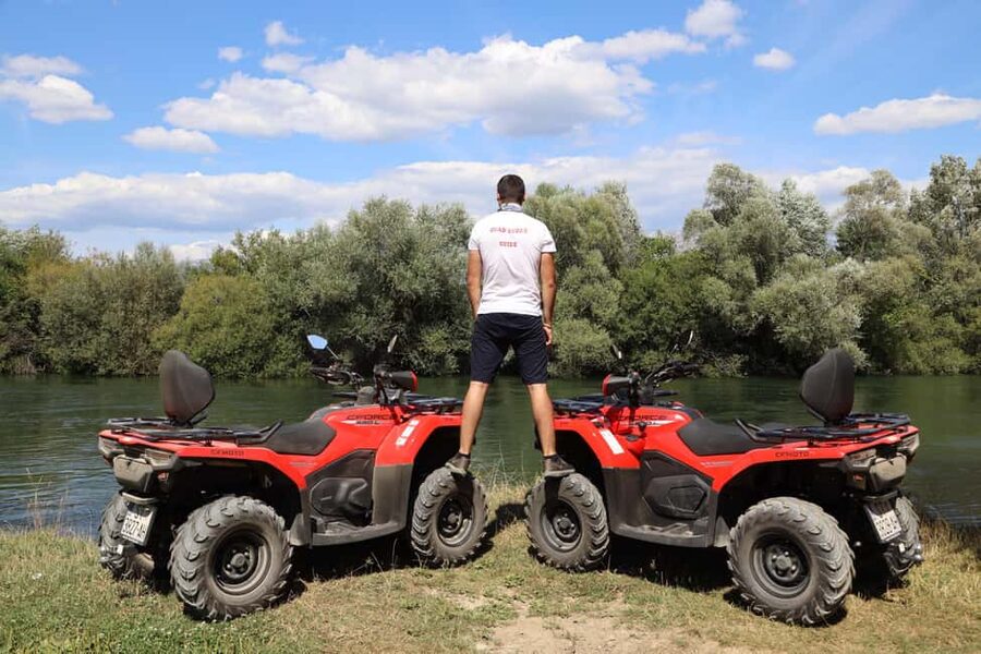 Split: ATV Quad Tour with waterfall swim - First minutes on the quad: safety briefing and beginner-friendly control