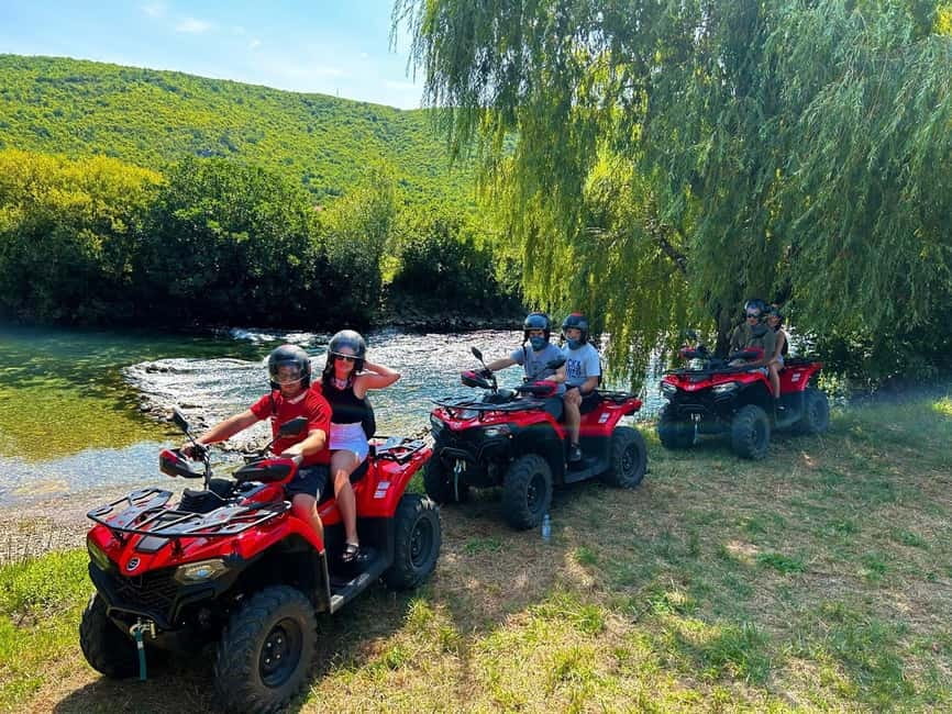 Split: ATV Quad Tour with waterfall swim - Izvor rijeke Rude: the river spring swim and waterfall moments