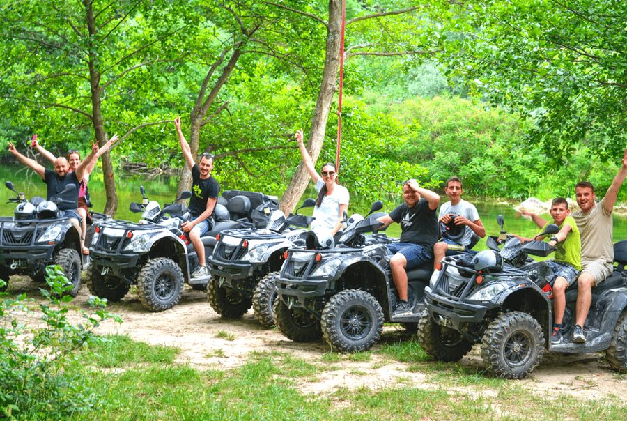 Split: ATV Quad Tour with Waterfall Swimming with Picnic - River Cetina and canyon roads: the best reason to leave the coast