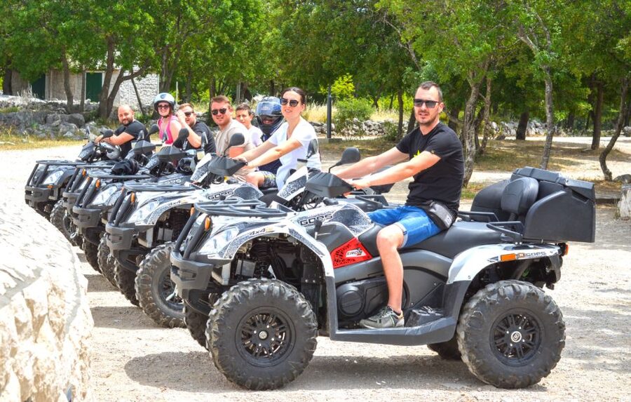 Split: ATV Quad Tour with Waterfall Swimming with Picnic - Gubavica Waterfall swim: cold, rocky, and totally worth it