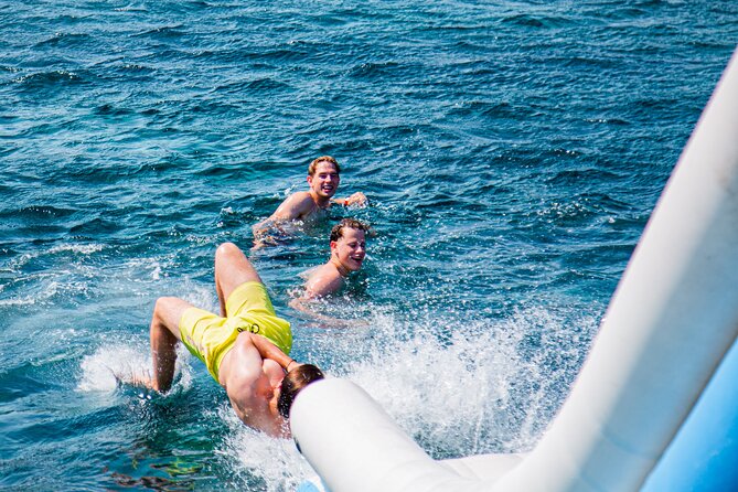 Split: Blue Lagoon, 3 Island Boat Tour & Mediterranean Lunch - The Blue Lagoon at Krknjaši: snorkeling in shallow sands