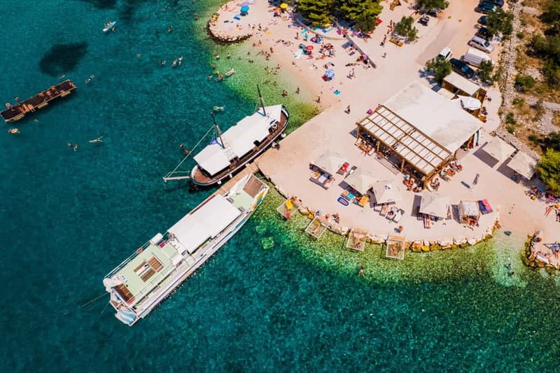 Split: Blue Lagoon, 3Islands, Boat Trip, Mediterranean lunch - Čiovo and Borko Beach, lunch that feels like part of the swim