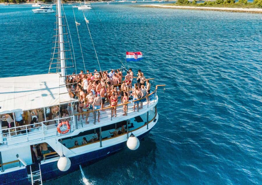 Split: Blue Lagoon Boat Party with Slide, Dj and After Party - Key points before you go